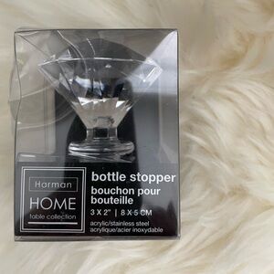 Harman Elegant Diamond Shaped Acrylic Wine Stopper